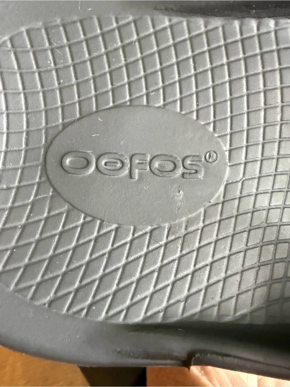 OOFOS OOAHH recovery slide sandals black M10 W12 EU42 orthotic, beach walking